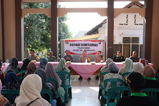 Dengarkan Curhatan Masyarakat, Kapolres Mojokerto Kota Tekankan Fungsi 3 Pilar Kamtibmas