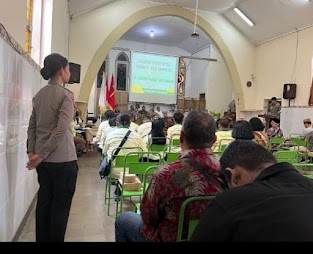 Polwan Polres Mojokerto Kota Gelar pengamanan ibadah gereja
