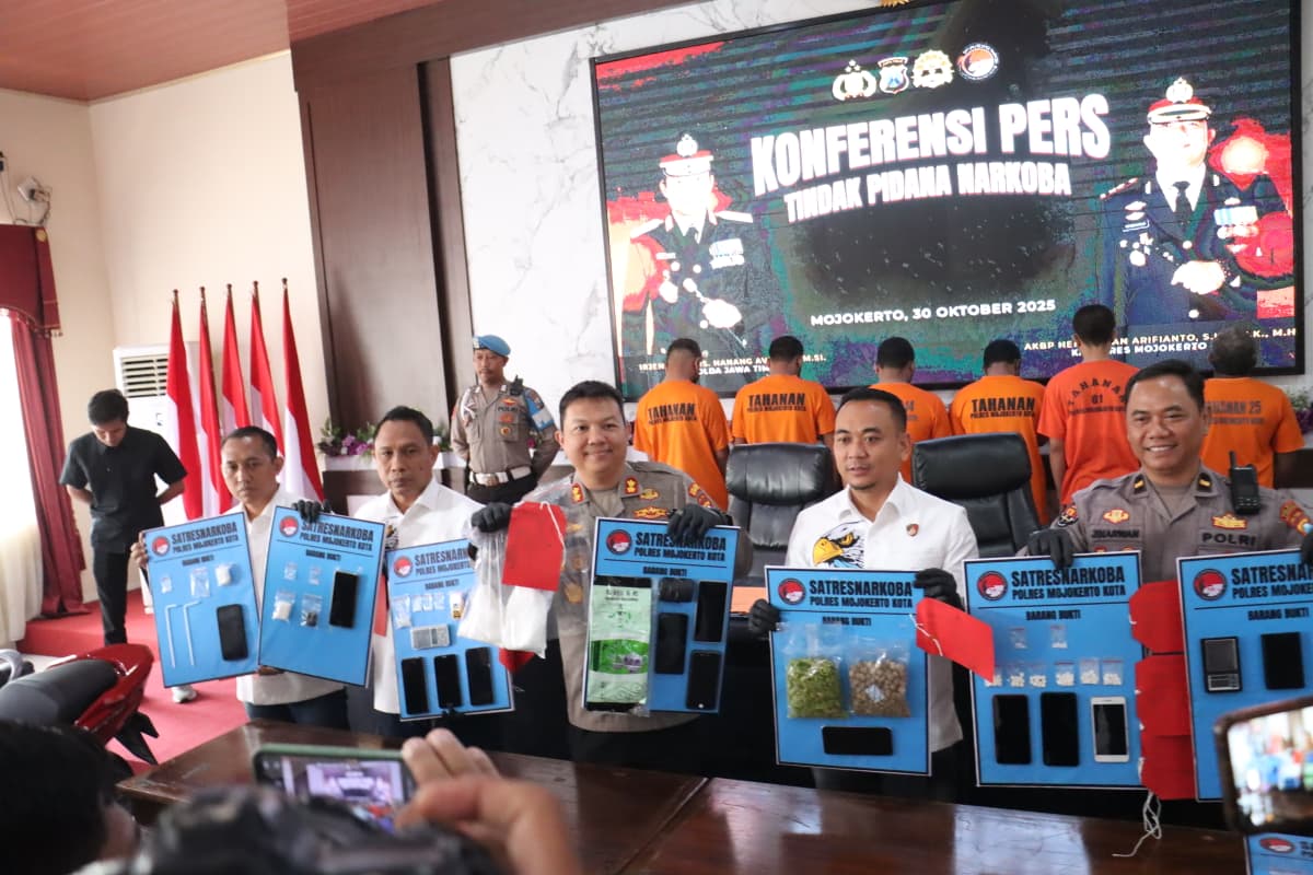 Konsisten berantas Narkoba, Satresnarkoba Gagalkan Peredaran 1.045 Kg Sabu dan narkotika Lainnya