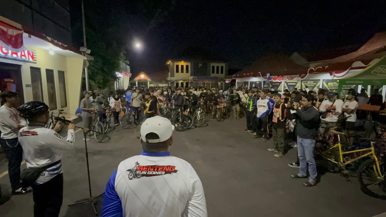 Dari Kayuhan Menuju Kebersamaan, Polres Mojokerto Kota Gandeng Brother Pedal's Perkuat Kemitraan